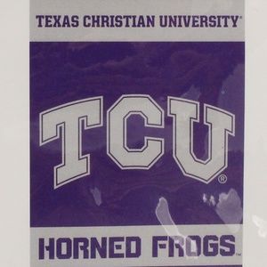 TCU Flag Horned Frogs Texas Christian University